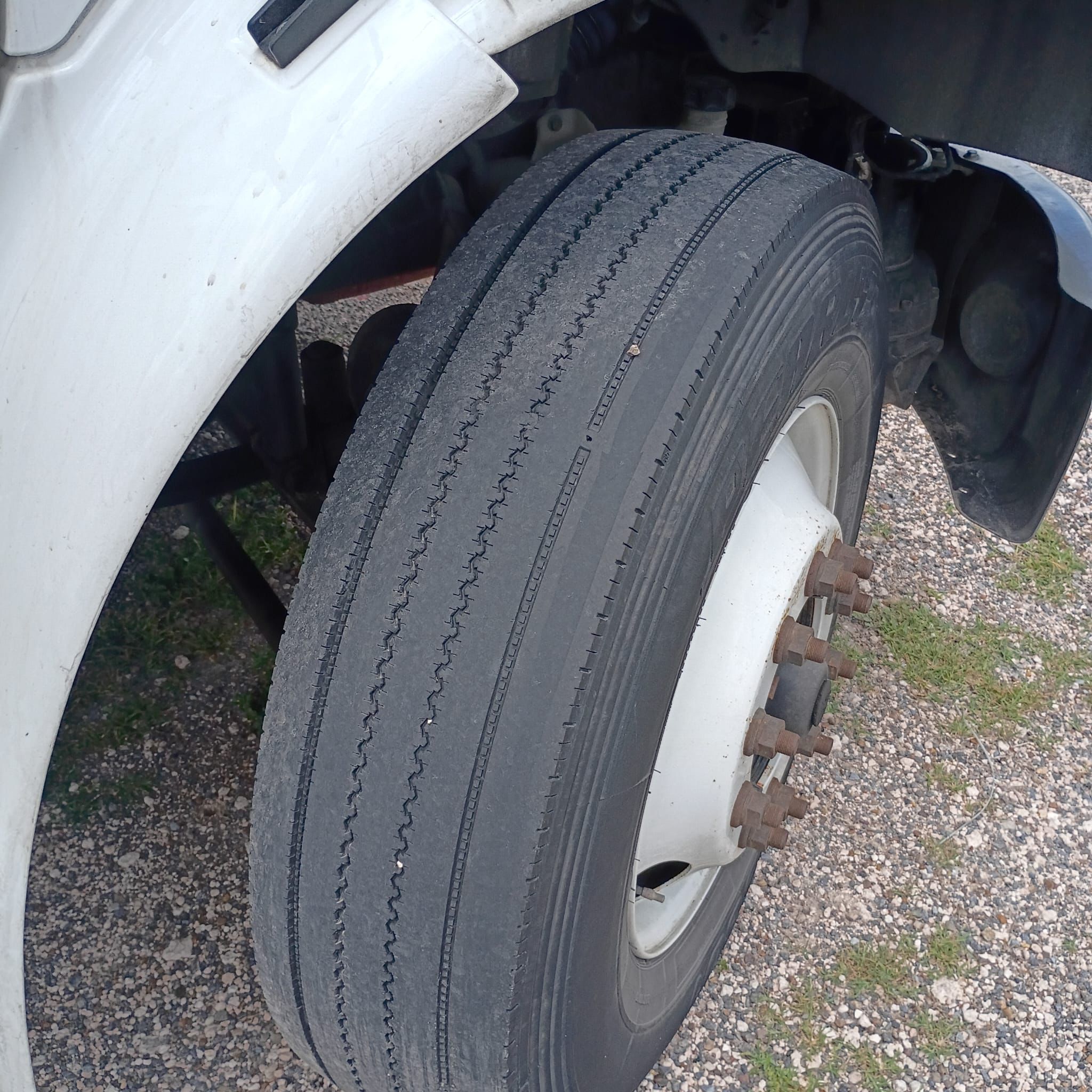 2018 Freightliner Cab & Chassis front tire close-up