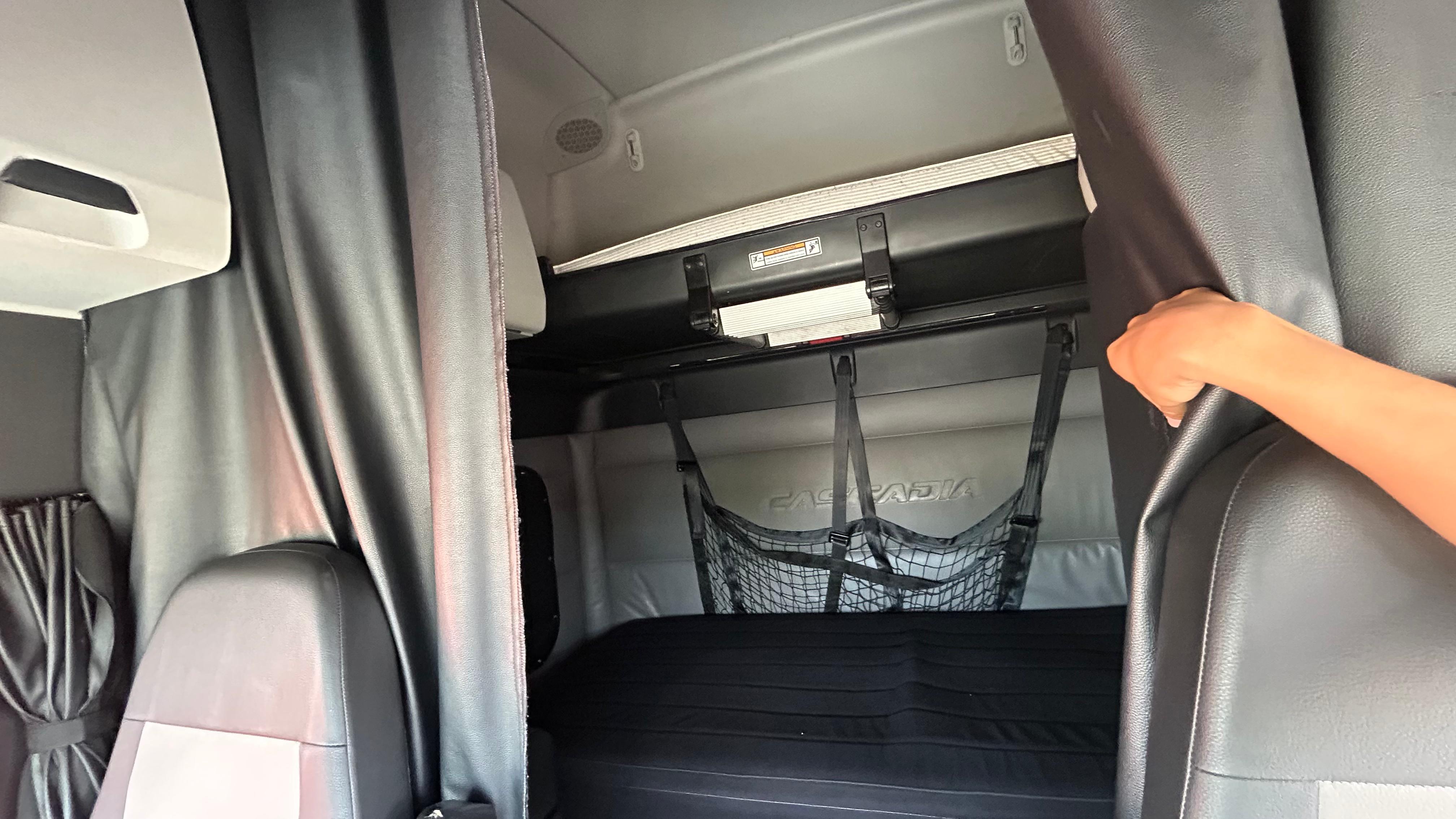 Freightliner Cascadia sleeper interior