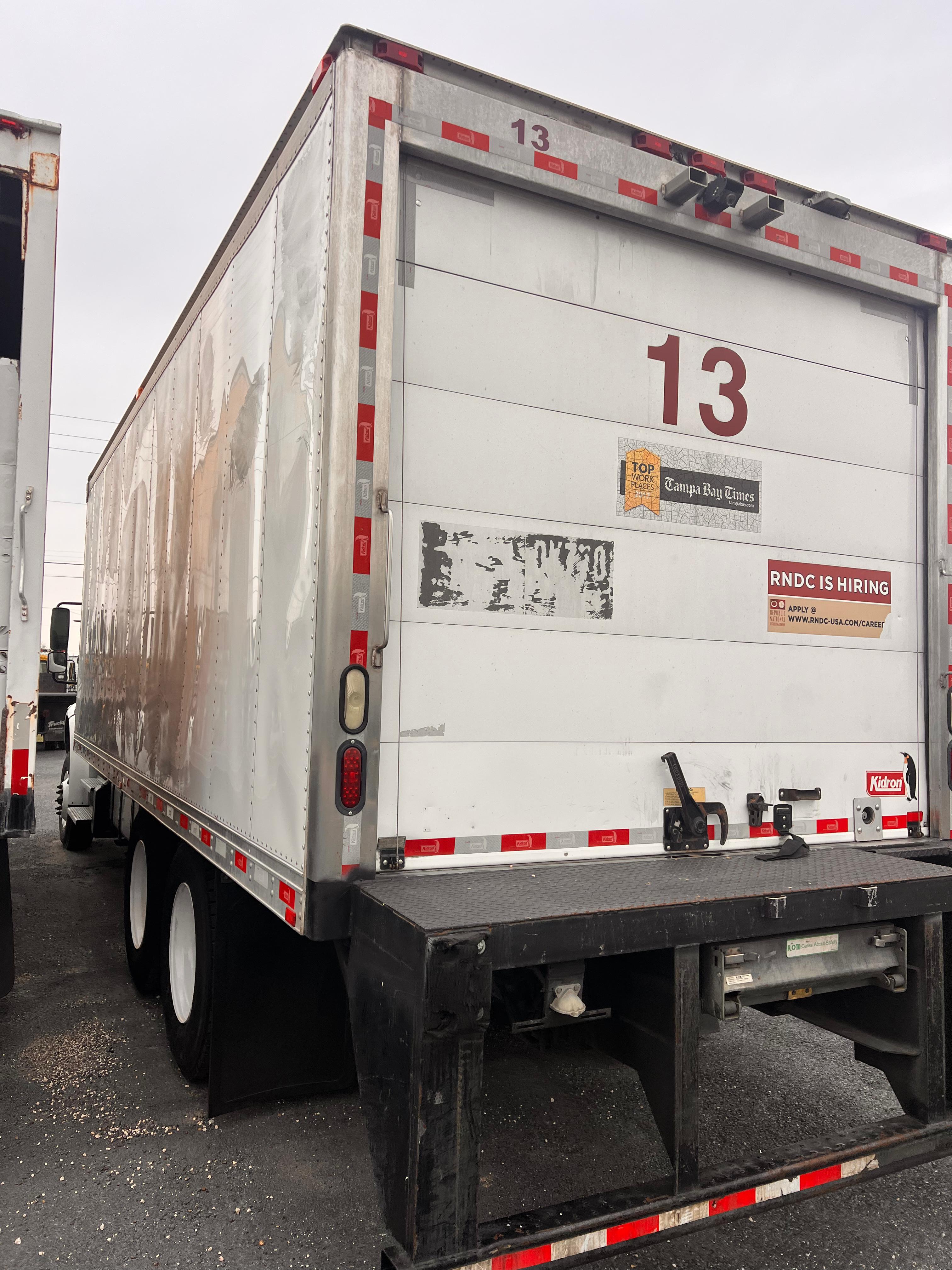2018 Freightliner M2 Tandem Reefer rear view