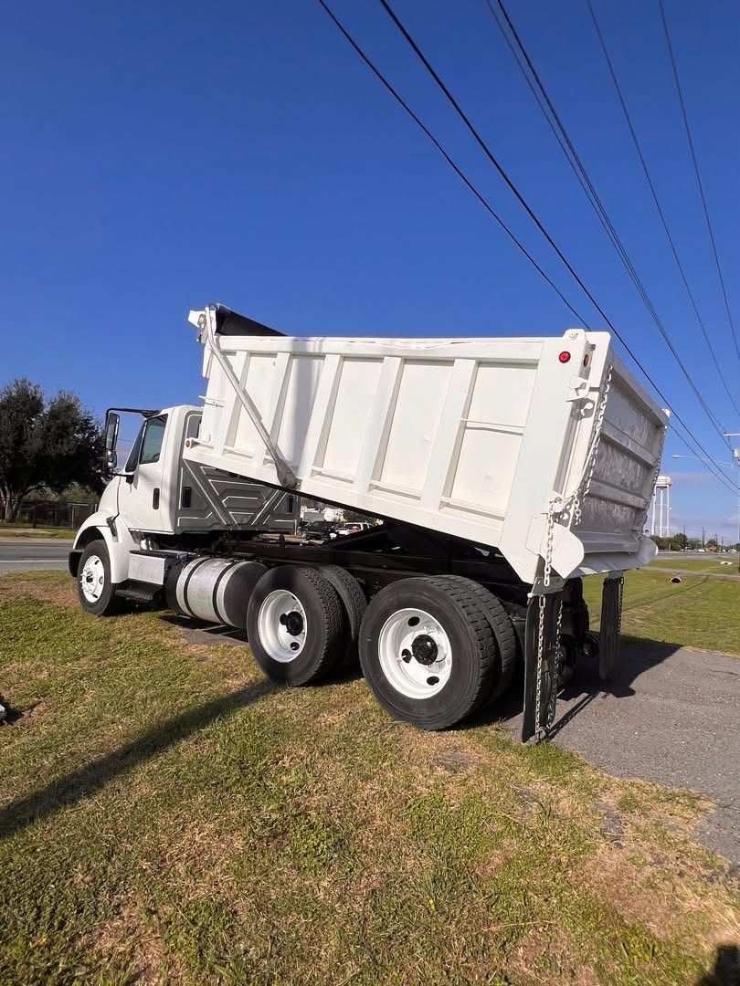 2016 International Dump Truck rear angle