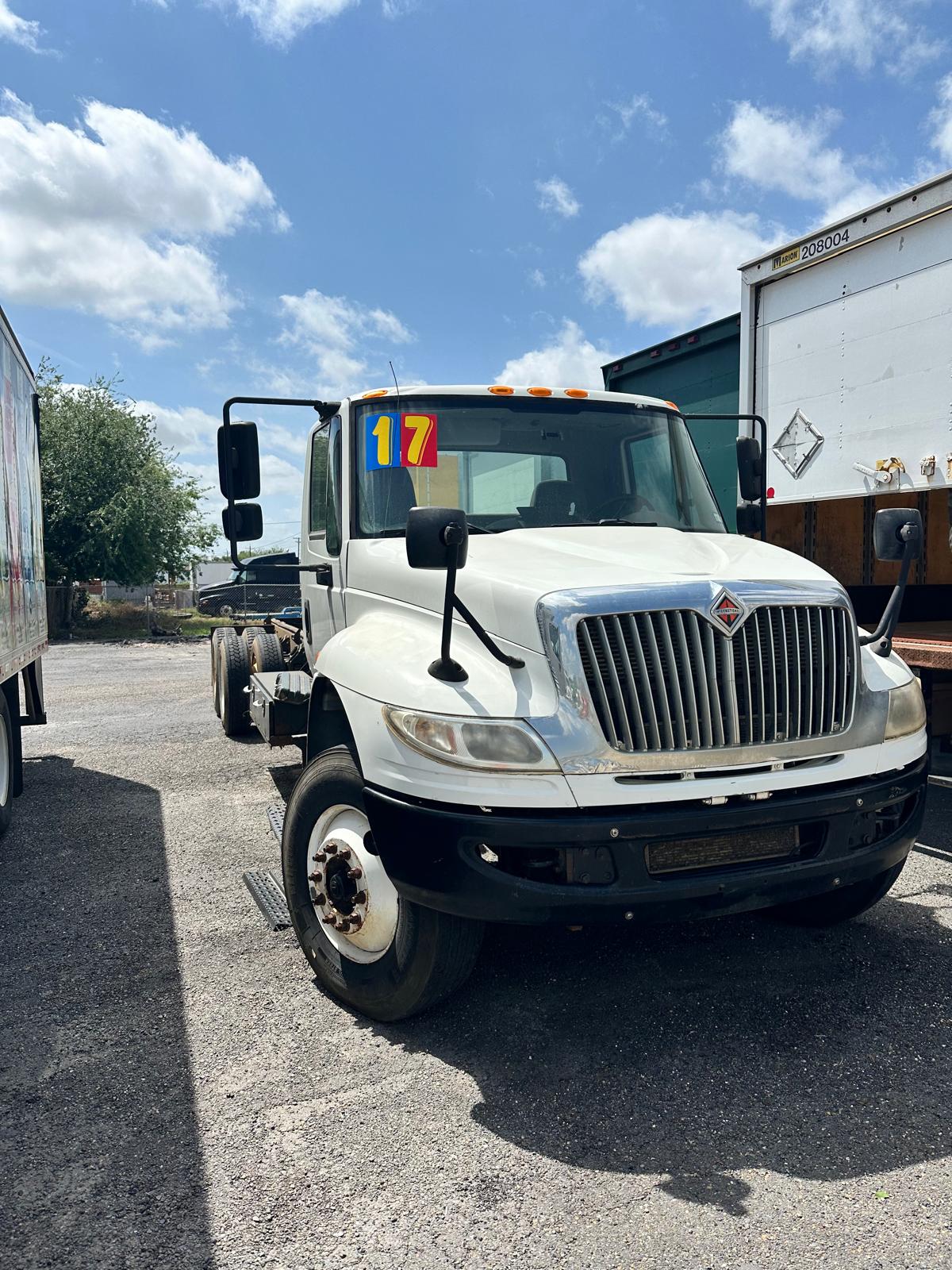 2017 International Tandem Cab & Chassis front quarter view