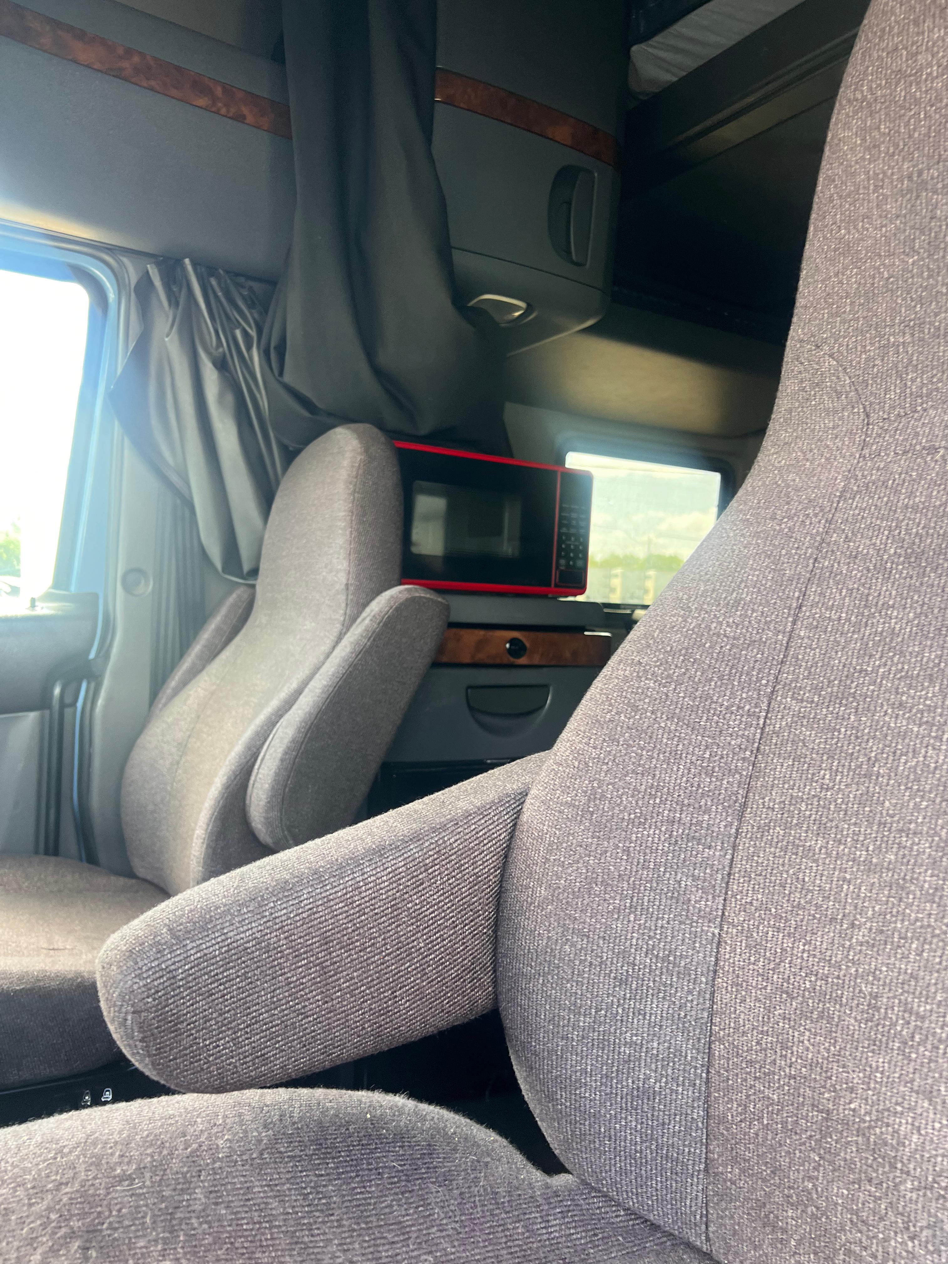 2018 International LT Sleeper dashboard and steering wheel