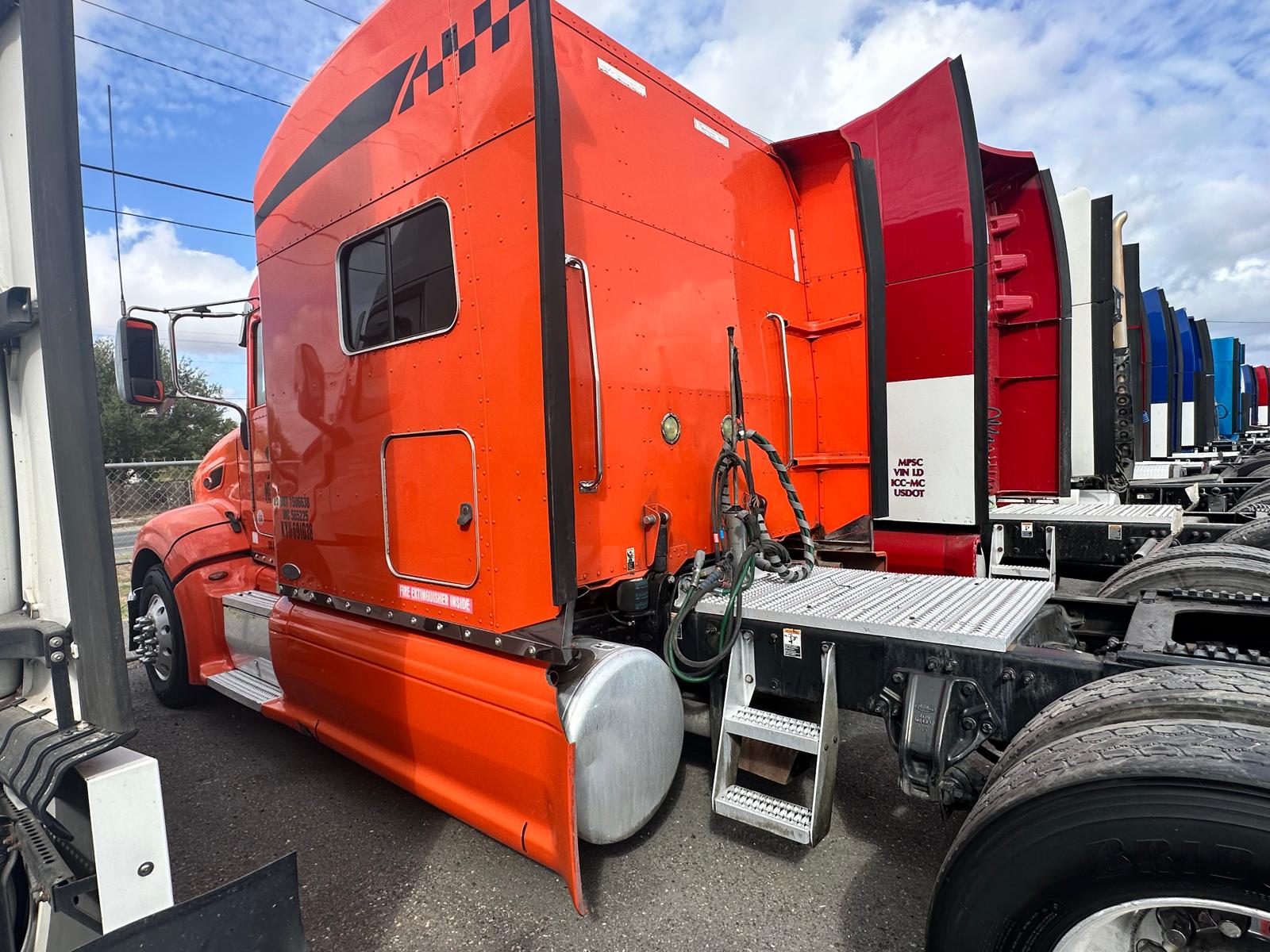 2011 Peterbilt 379 rear quarter view
