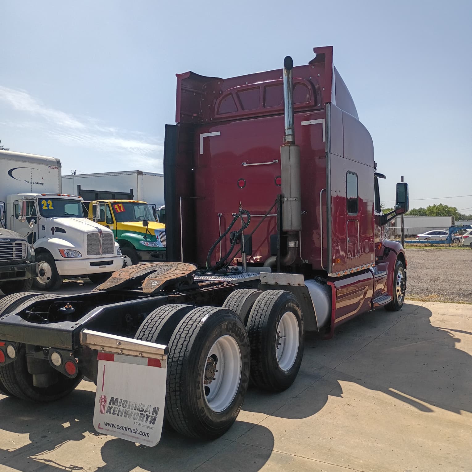 2017 Peterbilt 579 Glider rear view